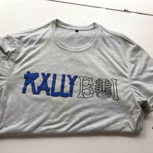 Gray RallyBoi Logo Tshirt
